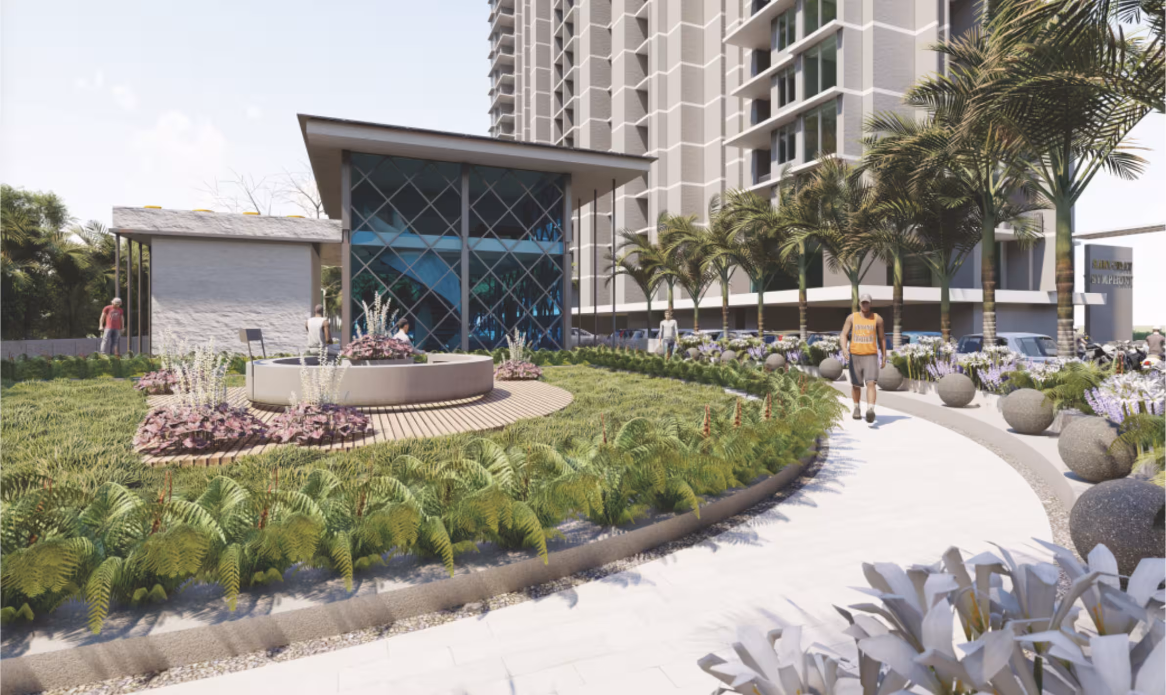 Landscaped Garden & Jogging Track
